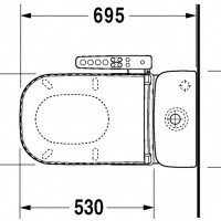 Duravit D-Code 214209 20 002 Унитаз-компакт напольный, HygieneGlaze (белый)