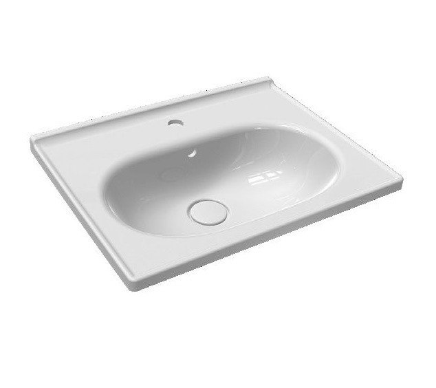 Bien Ferra FELK060B1FD1W5000 Раковина подвесная | встраиваемая сверху 60*46 см (белый)