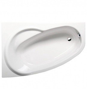 Акриловая ванна ALPEN Naos 158 L 11011, цвет - euro white (европейский белый)