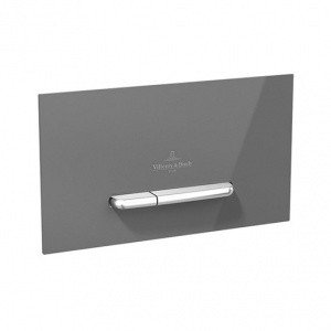 Villeroy & Boch ViConnect 922160RA Клавиша смыва для унитаза (стекло - серый глянцевый)