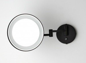 Bertocci Specchi 188 6126L 0800 Косметическое зеркало с LED-подсветкой (черный матовый)