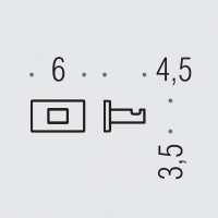 Colombo Design LOOK LC27.NM Крючок для халата (черный - матовый)