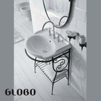 GLOBO Paestum PA057.BI - Раковина для ванной комнаты 62*54 см (белая глянцевая)