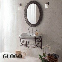 GLOBO Paestum PA057.BI - Раковина для ванной комнаты 62*54 см (белая глянцевая)