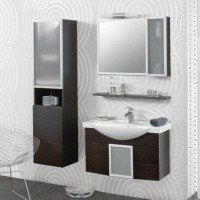 Ideal Standard Motion комплект мебели для ванной комнаты 85 см, цвет венге. недорого со скидкой на распродаже