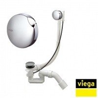 Viega Simplex 6168.46 арт. 595678 Слив-перелив для ванны полуавтомат (хром)