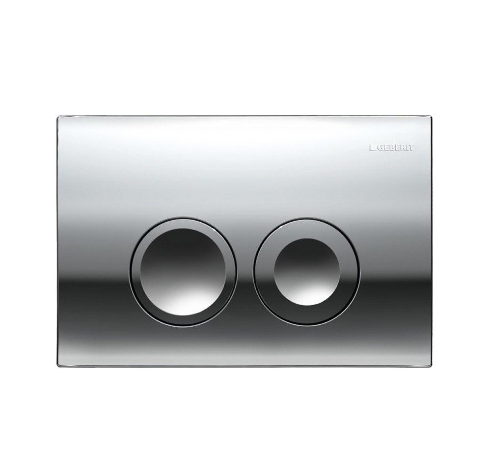 GEBERIT Delta 21 115.125.21.1 Накладная панель для унитаза (Хром), в ...