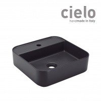 Ceramica CIELO Shui Comfort SHCOLAQF BA - Раковина для ванной комнаты 44*43 см | подвесная - накладная (Basalto)