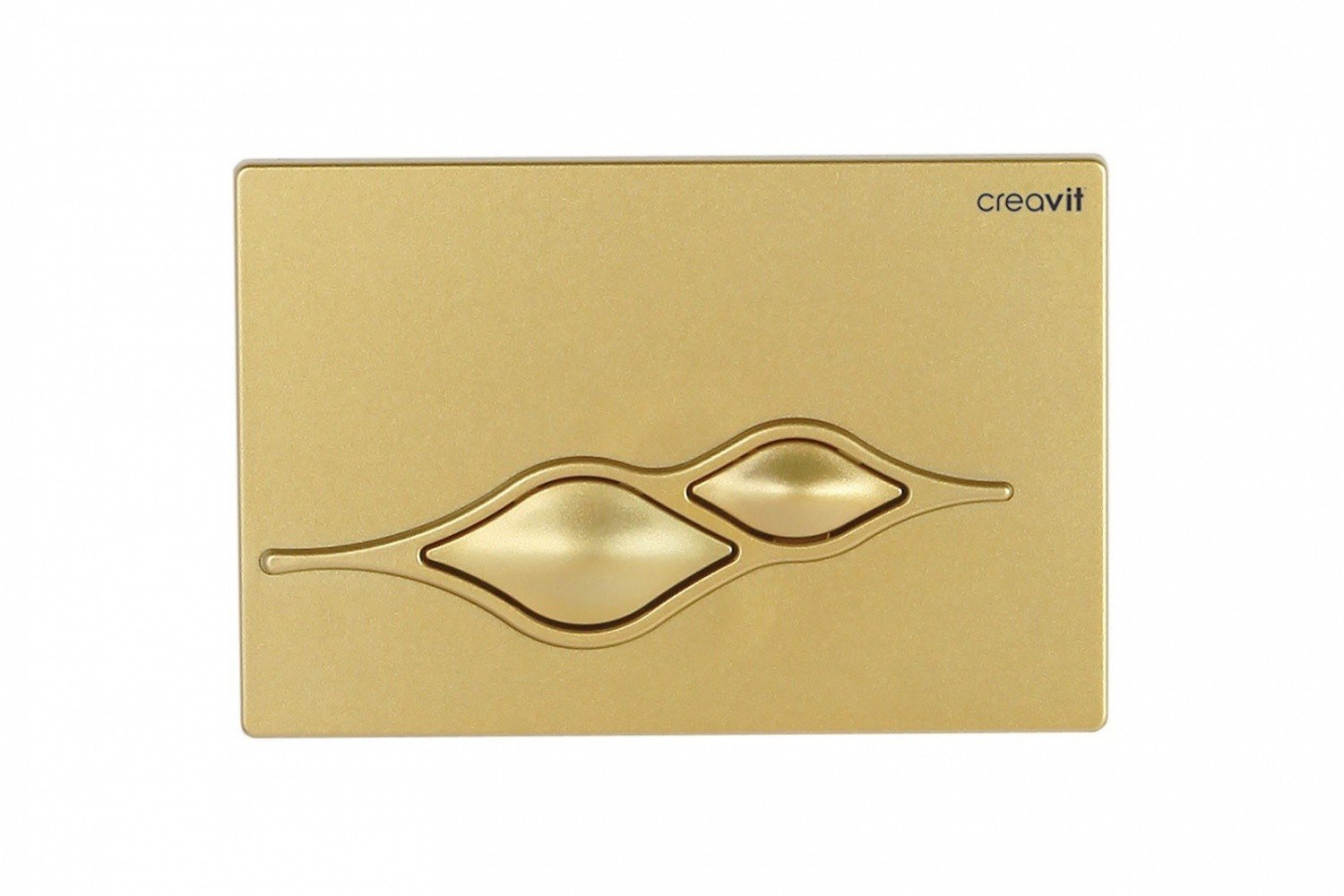 Creavit Ufo GP1005.00 Накладная панель смыва для унитаза (золото), в ...