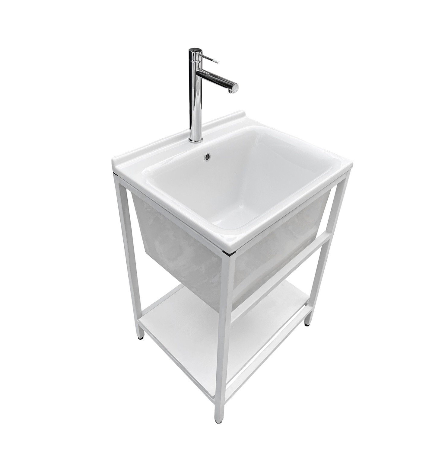 KERASAN Aquadom 0294SCW*1 Раковина для стирки и хозяйственных нужд 60* ...