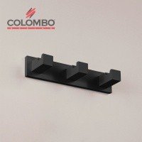 Colombo Design Look LC37.NM - Крючок для халатов | тройной (черный - матовый)