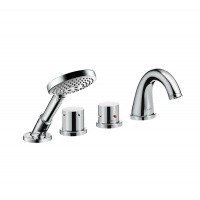 Hansgrohe Axor Starck 10461000 Термостатический смеситель на борт ванны (хром)