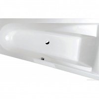 Акриловая ванна ALPEN Chiquita 170 R a02619, гарантия 10 лет, асимметричная форма, объём 250 литров, цвет - euro white (европейский белый)