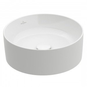 Villeroy Boch Collaro 4A1840RW Раковина накладная для ванной комнаты 400 мм ceramicplus (белый камень)
