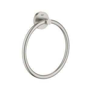 GROHE Essentials 40365DC1 Держатель для полотенца, кольцо (шлифованная нержавеющая сталь)