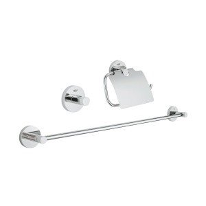 GROHE Essentials 40775001 - Набор аксессуаров для ванной комнаты и туалета (хром)