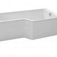 Jacob Delafon Bain-Douche Neo E6D135-00 Монолитная панель для ванны алюминий (белый)