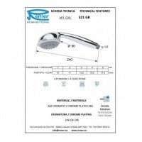 Remer 321GRX Ручной душ (хром)