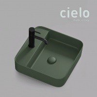 Ceramica CIELO Shui Comfort SHCOLAQF AG - Раковина для ванной комнаты 44*43 см | подвесная - накладная (Agave)