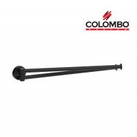 Colombo Design PLUS W4913.NM - Полотенцедержатель двойной 34 см (черный матовый)