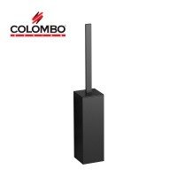 Colombo Design LOOK B1606.NM - Ершик для унитаза | напольный (черный матовый)