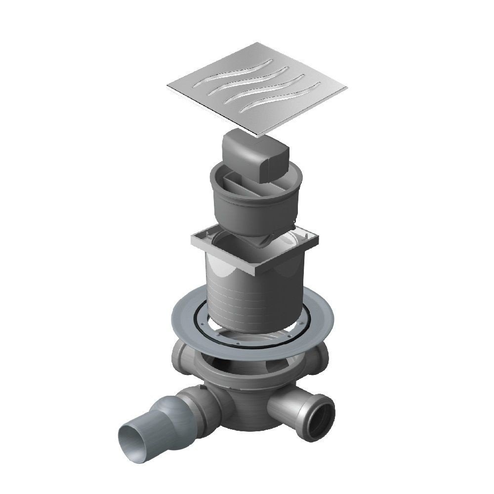 PESTAN Standard Dry 3 13000017 Душевой трап 100*100 мм - готовый ...