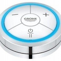 GROHE F-digital Puck 36292 000: Электронная панель управления для ванны и душа, включает электронный термостатический блок