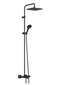 Hansgrohe Vernis Shape Showerpipe 26900670 Душевая система - комплект со смесителем (чёрный матовый)