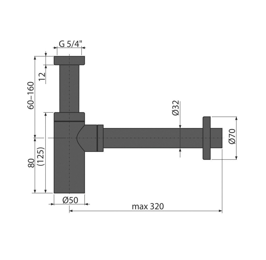 Santera TR370172 Сифон для раковины в комплекте с выпуском | выпуск без ...
