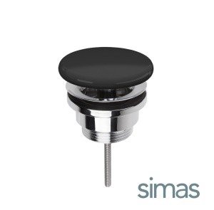 SIMAS PLCE nero matt - Донный клапан | сливной гарнитур (черный матовый)