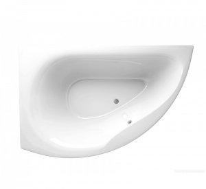 Акриловая ванна ALPEN Dallas 160 L AVB0012, цвет - snow white (белоснежный)