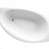 Акриловая ванна ALPEN Nevada 140 R AVB0015, гарантия 10 лет, асимметричная форма, объём 150 литров, цвет - snow white (белоснежный)