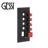 GESSI 43107 031 - Внутренняя часть термостатического смесителя | с 4мя выходами 3/4 дюйма