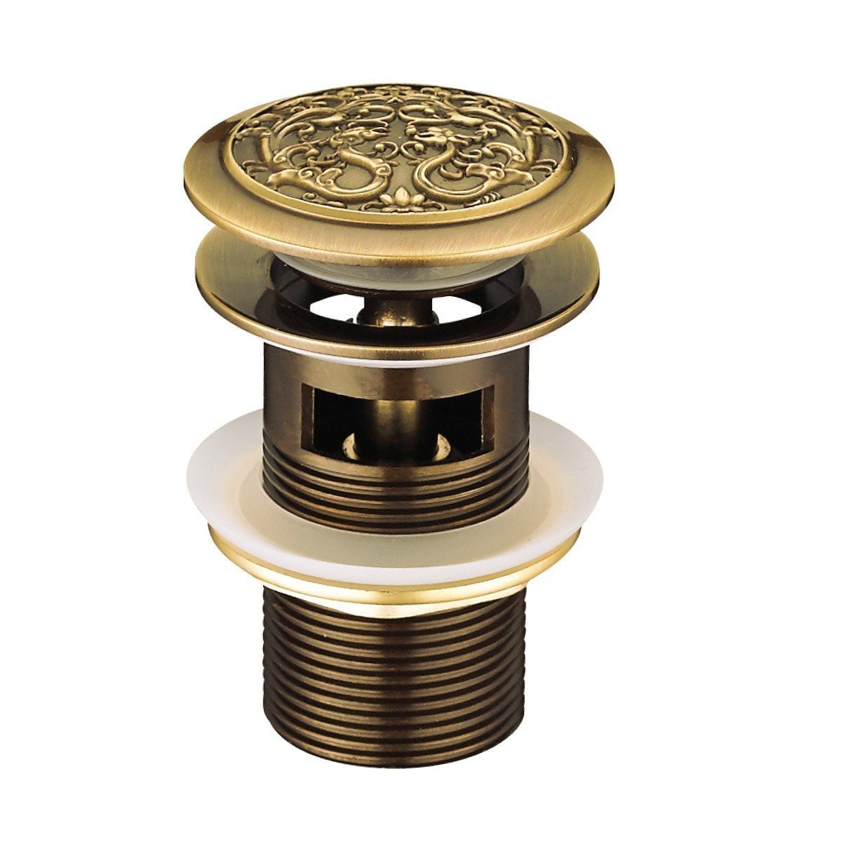 Lemark Jasmine LM6680B Выпуск для раковины с переливом (Бронза), в ...
