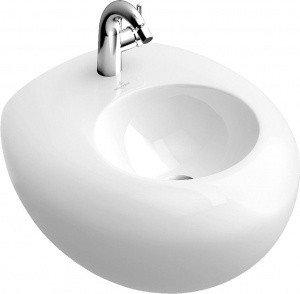 Villeroy&Boch Pure Stone 547001R2 Биде подвесное (ярко-белый)