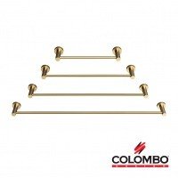 Colombo Design PLUS W4909.OM - Металлический держатель для полотенца 33,5 см (золото шлифованное)