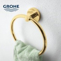 GROHE Essentials 40365GL1 - Держатель для полотенца | кольцо (холодный рассвет - полированный)