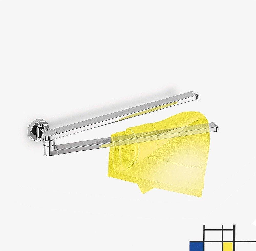 Colombo Design Nordic B5212 - Поворотный держатель для полотенца 35 см | двойной (хром)