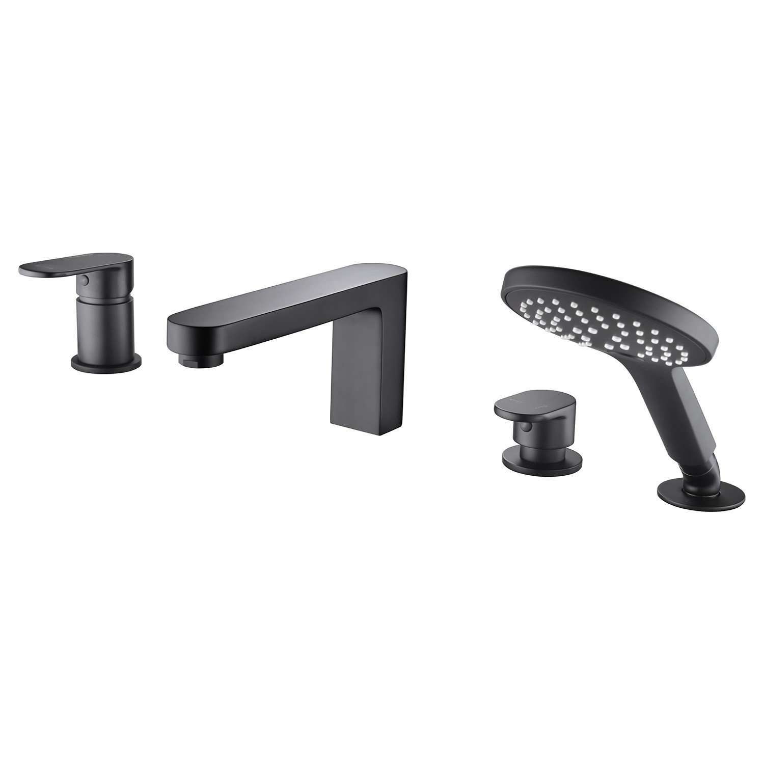 WasserKRAFT Elbe 7455 Смеситель на борт ванны (чёрный матовый), купить ...