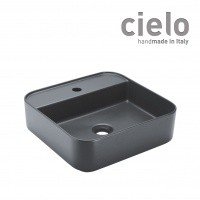 Ceramica CIELO Shui Comfort SHCOLAQF CM - Раковина для ванной комнаты 44*43 см | подвесная - накладная (Cemento)
