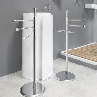 Colombo Design ISOLE B9403 Стойка для ванной комнаты - полотенцедержатель 90 см (хром)
