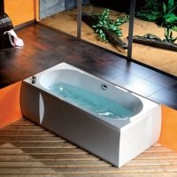 Акриловая ванна ALPEN Viva B 175 88119, гарантия 10 лет, прямоугольная форма, объём 245 литров, цвет - euro white (европейский белый)