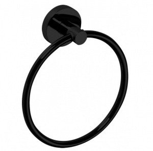 Bemeta Dark 104104060 Полотенцедержатель кольцо (черный)