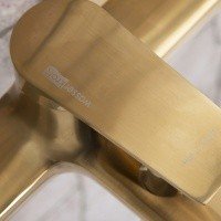 WasserKRAFT Aisch 5501 Смеситель для ванны (золото матовое)