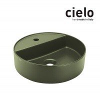 Ceramica CIELO Shui Comfort SHCOLATF AG - Раковина накладная на столешницу Ø 45 см (Agave)