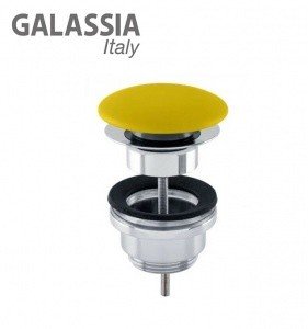 GALASSIA 9916OC - Донный клапан | сливной гарнитур Click-Clack (охра)