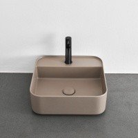Ceramica CIELO Shui Comfort SHCOLAQF AV - Раковина для ванной комнаты 44*43 см | подвесная - накладная (Avena)
