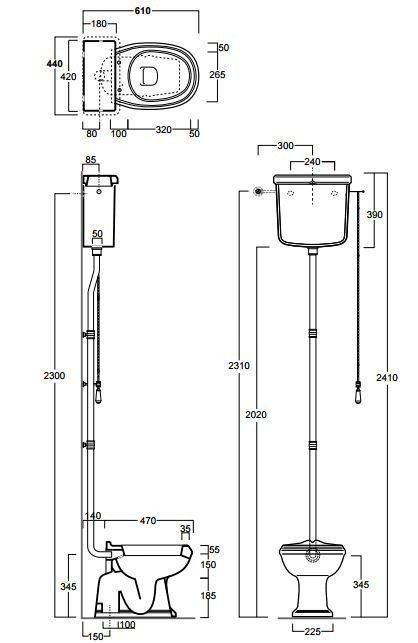 SIMAS Arcade AR801bi+AR802bi+R01br напольный унитаз (бронза), в ...