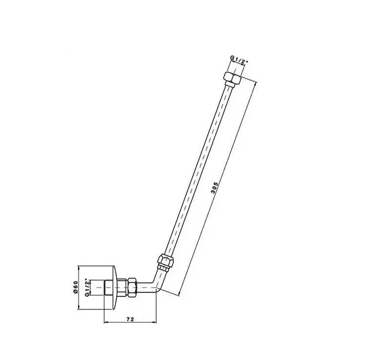 Nicolazzi 5570DBcoppia Жесткая подводка воды для смесителя - 2 шт ...