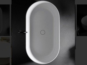 RELAX DESIGN HORIZON LX01 luc Ванна отдельностоящая 1500*800 мм (белый глянцевый)